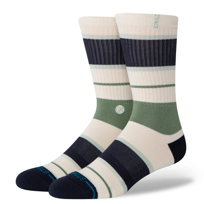 Stance Striped Delight Butter Blend Crew Socks - Canvas