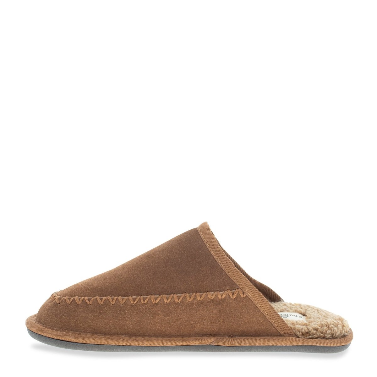 Staheekum Log Cabin Slipper Men’S Suede Wheat 90345113b Staheekum Men's Slippers Sale by Staheekum Men's Sale – Don't Panic Shoes