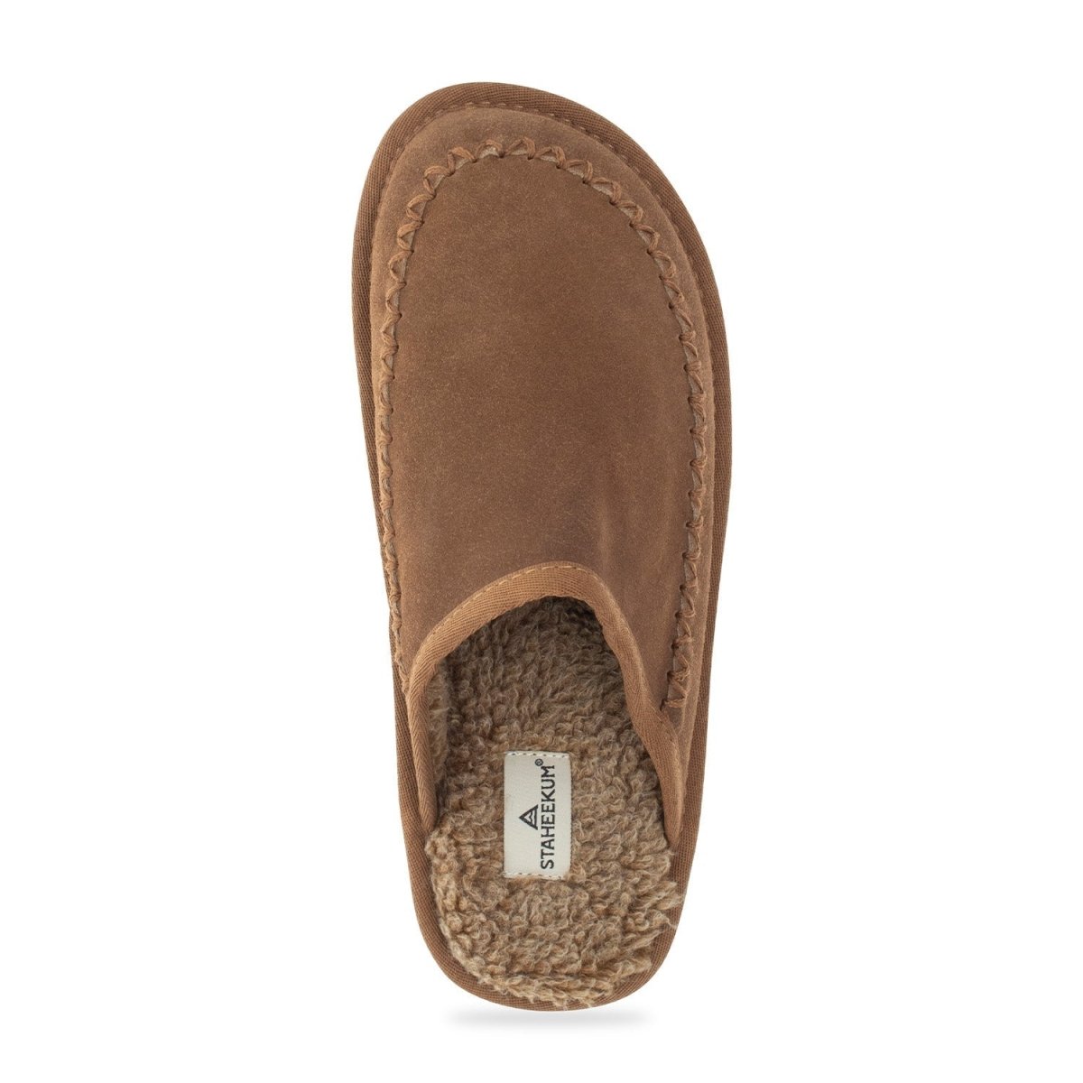 Staheekum Log Cabin Slipper Men’S Suede Wheat 90345113b Staheekum Men's Slippers Sale by Staheekum Men's Sale – Don't Panic Shoes