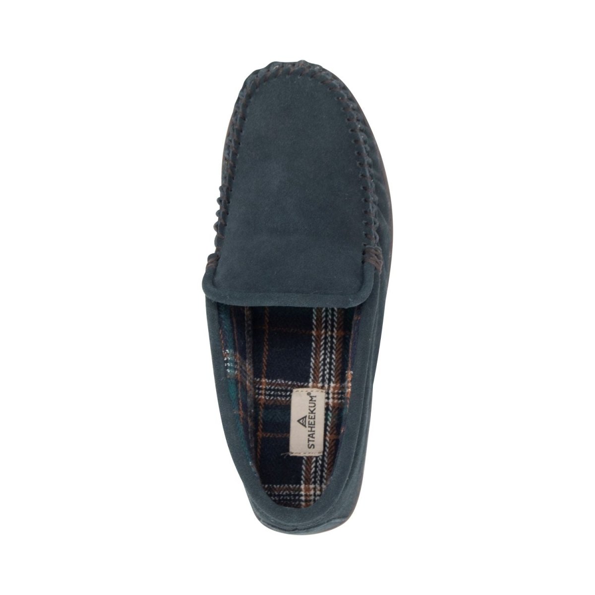 Staheekum Trapper Flannel Slipper Men’S Navy 90349426b Staheekum Men's Slippers by Staheekum Men's – Don't Panic Shoes