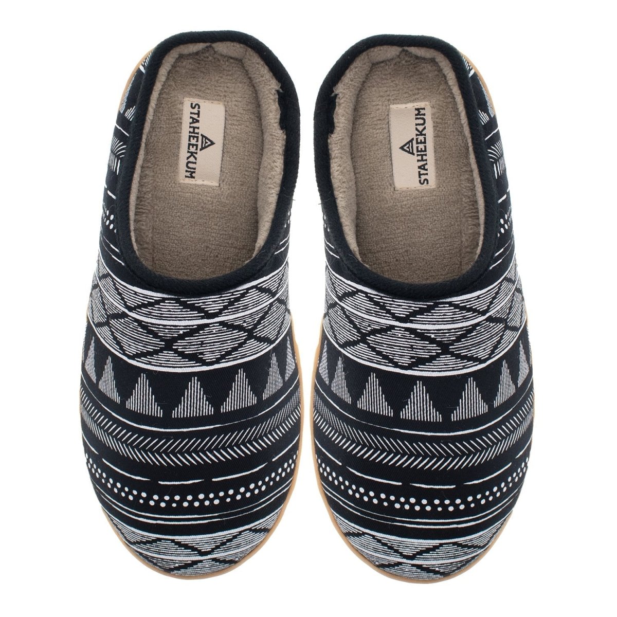 Staheekum Women’S Black Evergreen Canvas Slipper 95394924h Staheekum Women's Slippers by Staheekum Women's – Don't Panic Shoes