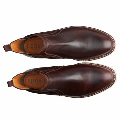 Steel Toe Chelsea Boot Becks Brown Chelsea Boots by Proxon Premium Workwear – Don't Panic Shoes