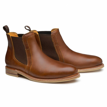 Steel Toe Chelsea Boot Wallace Amber Chelsea Boots by Proxon Premium Workwear – Don't Panic Shoes