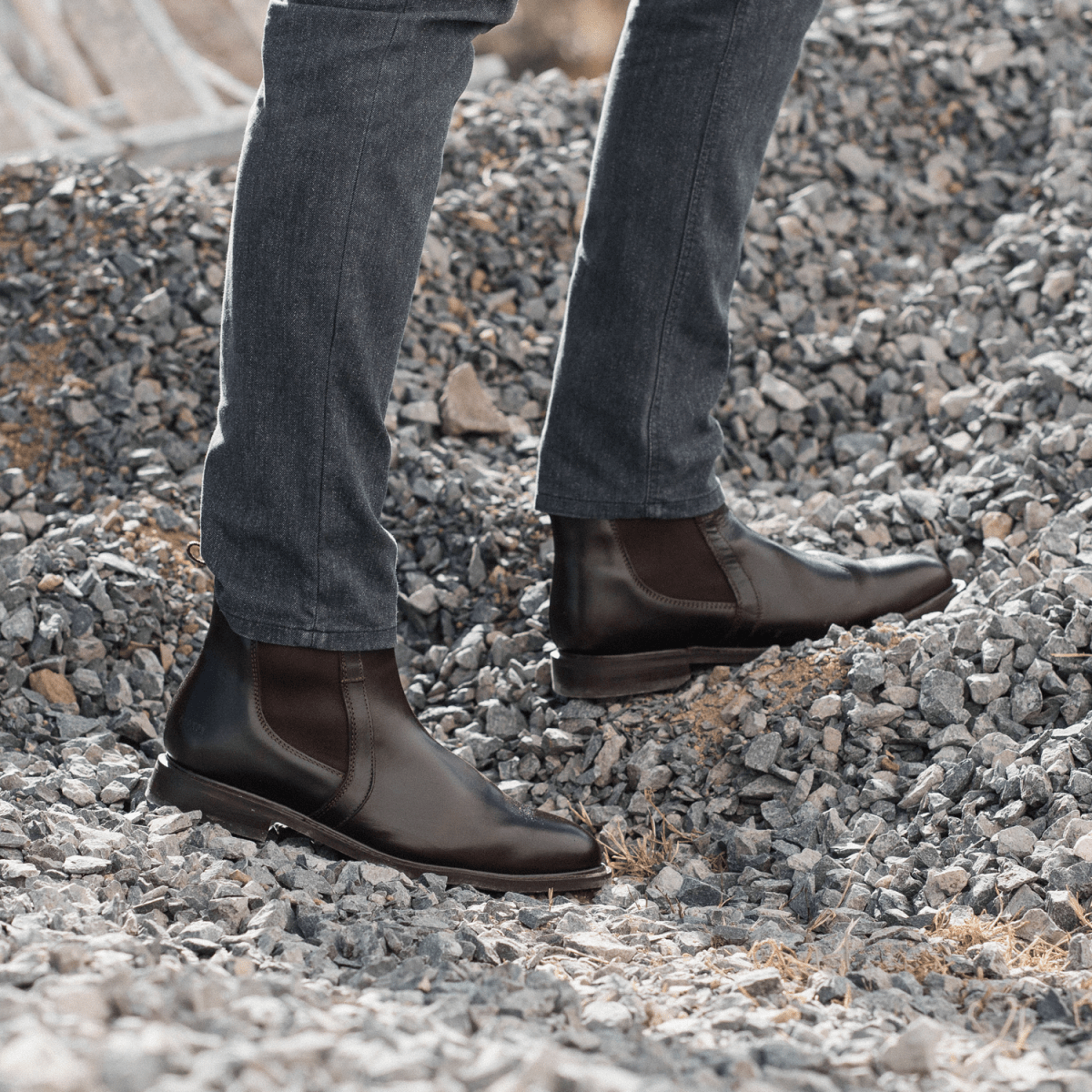 Steel Toe Chelsea Boot Wallace Brown Chelsea Boots by Proxon Premium Workwear – Don't Panic Shoes