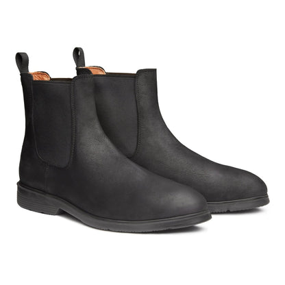 Steel Toe Chelsea Tulsa Black Matte Chelsea Boots by Proxon Premium Workwear – Don't Panic Shoes