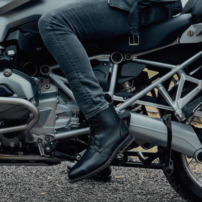 Steel Toe Lace Up Boot Mich Black Lace - up by Proxon Premium Workwear – Don't Panic Shoes