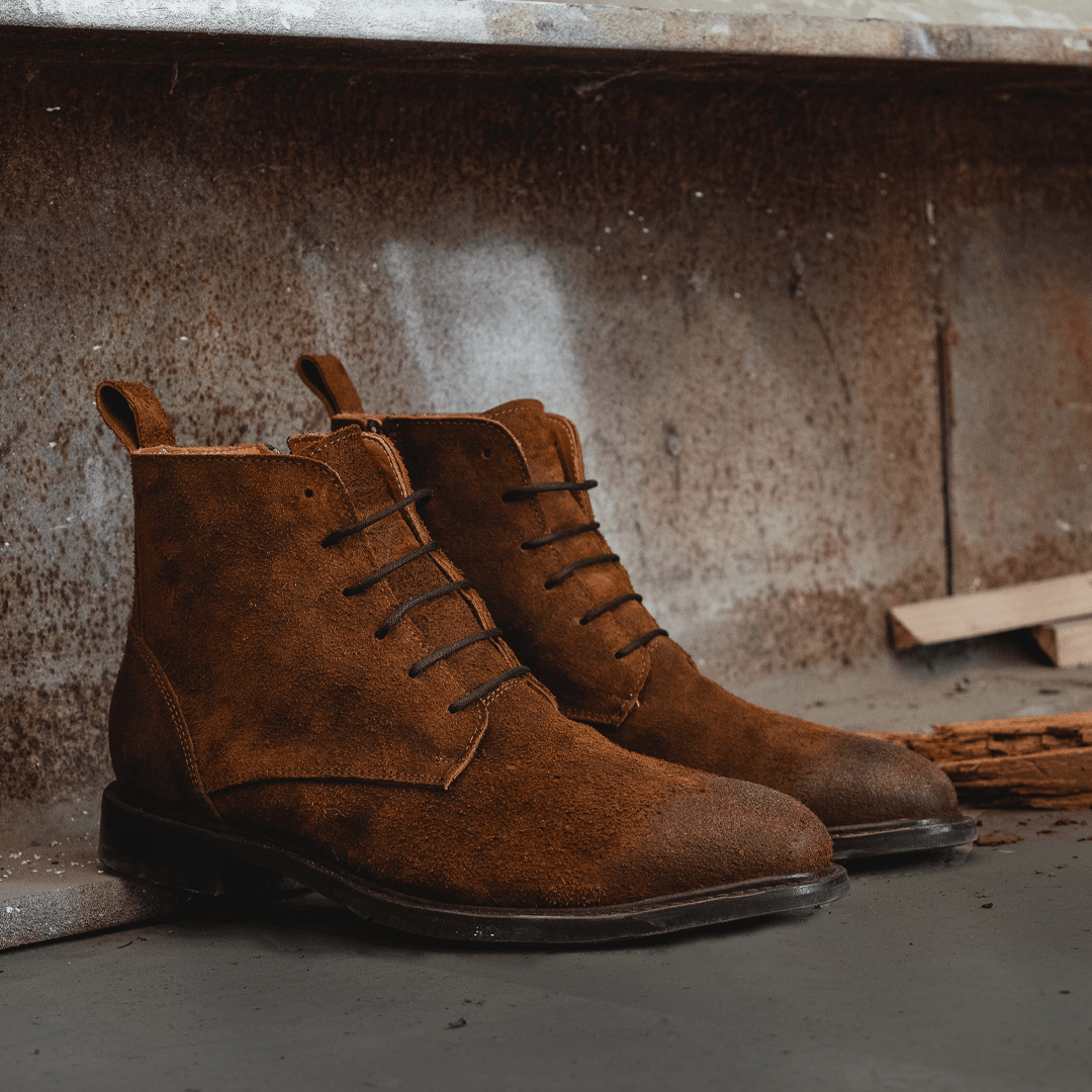 Steel Toe Lace Up Boot Mich Ginger by Proxon Premium Workwear – Don't Panic Shoes