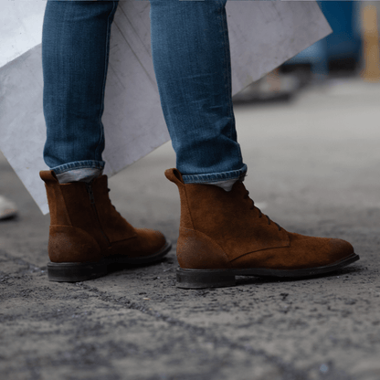 Steel Toe Lace Up Boot Mich Ginger by Proxon Premium Workwear – Don't Panic Shoes