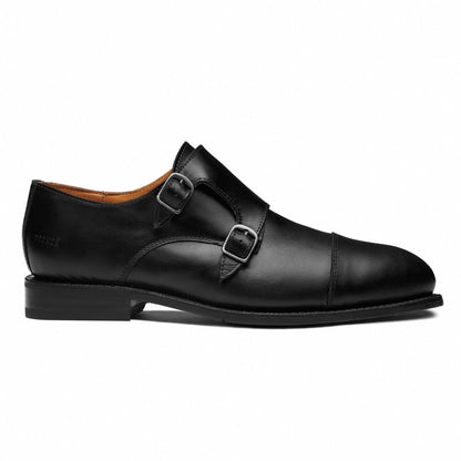Steel Toe Monk Strap Shoe Dante Black Executive Safe by Proxon Premium Workwear – Don't Panic Shoes