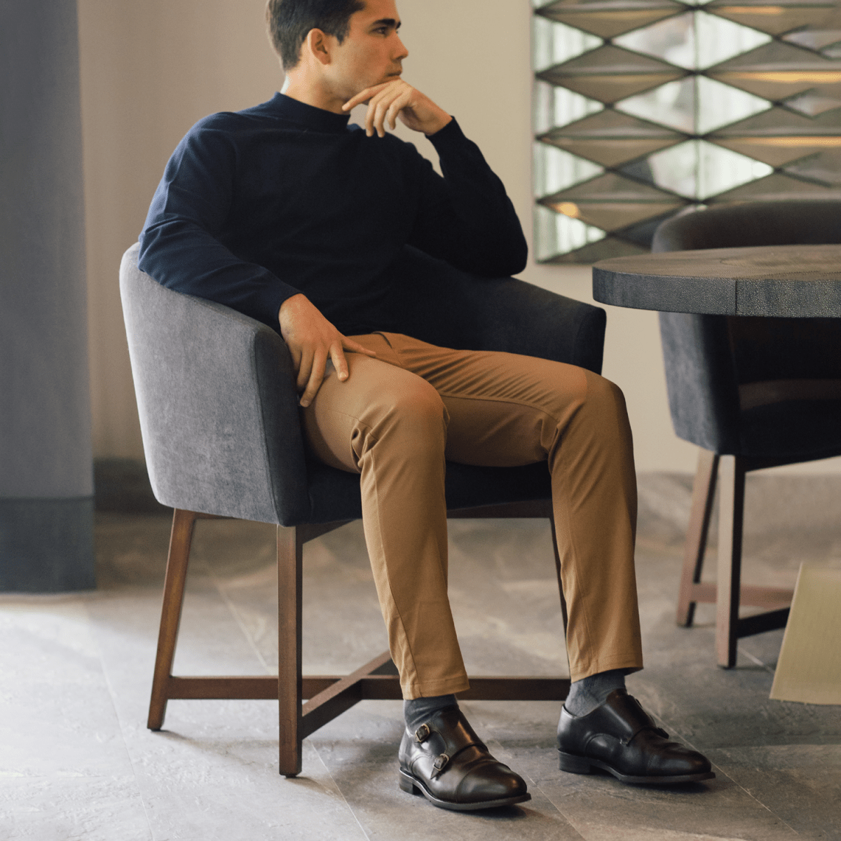 Steel Toe Monk Strap Shoe Dante Brown Executive Safe by Proxon Premium Workwear – Don't Panic Shoes