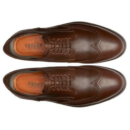Steel Toe Oxford Shoe Captain Brown Executive Safe by Proxon Premium Workwear – Don't Panic Shoes