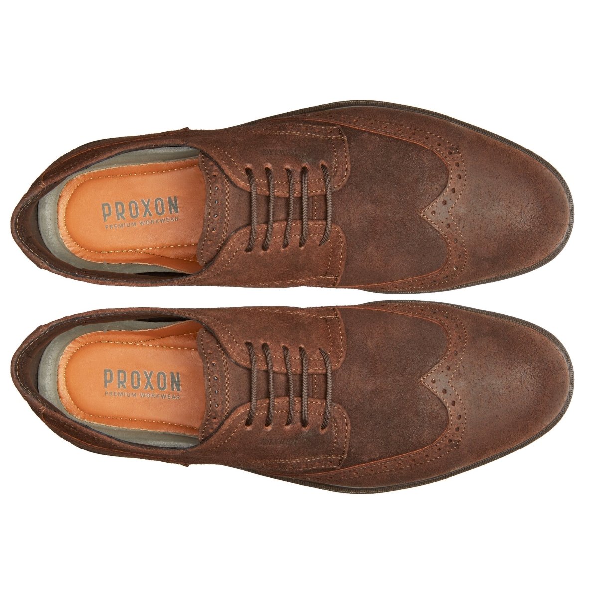 Steel Toe Oxford Shoe Captain Moka Executive Safe by Proxon Premium Workwear – Don't Panic Shoes