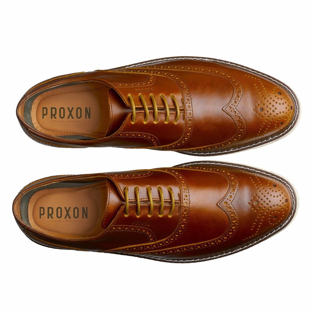 Steel Toe Oxford Shoe Volta Amber Active Safe by Proxon Premium Workwear – Don't Panic Shoes