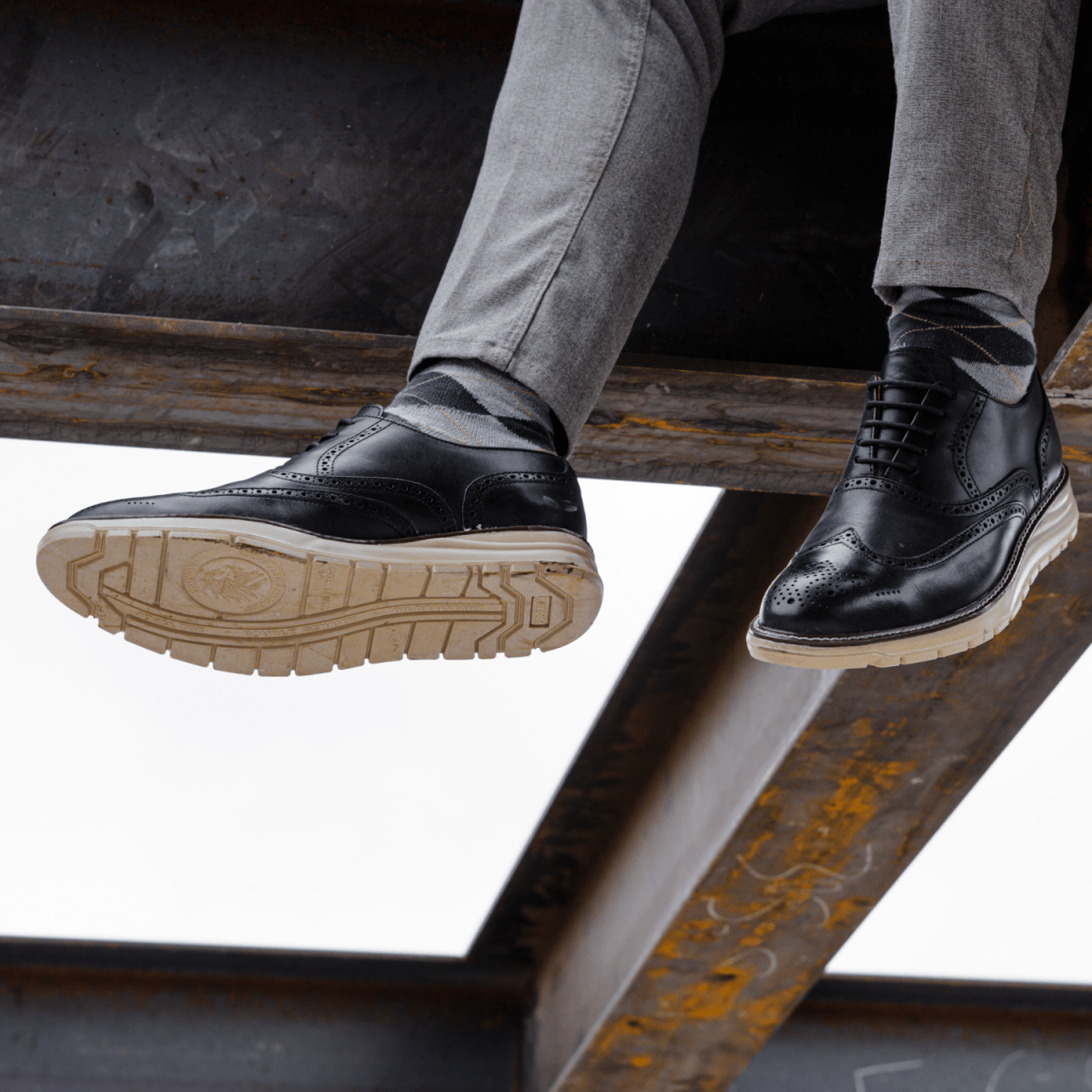 Steel Toe Oxford Shoe Volta Black Active Safe by Proxon Premium Workwear – Don't Panic Shoes