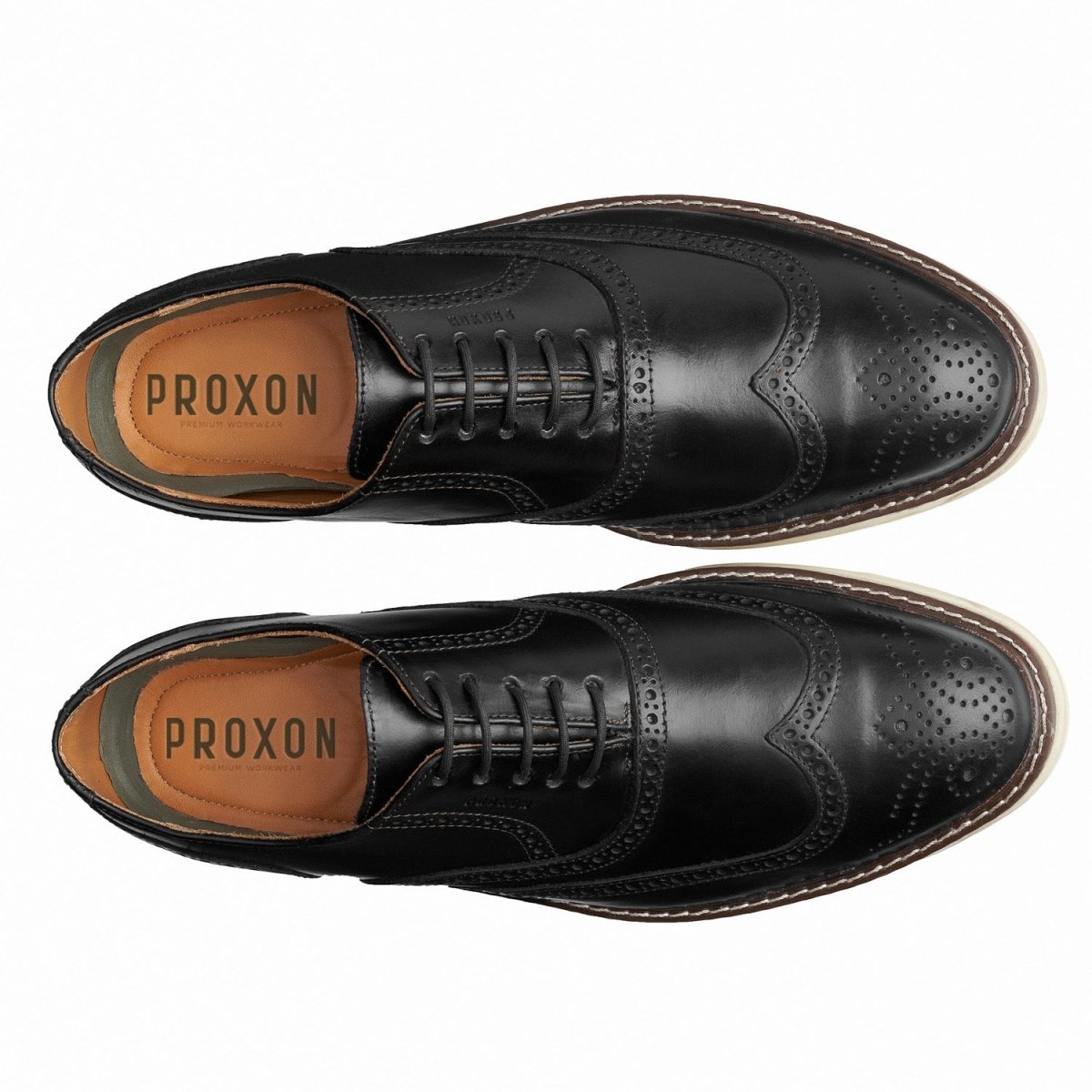 Steel Toe Oxford Shoe Volta Black Active Safe by Proxon Premium Workwear – Don't Panic Shoes