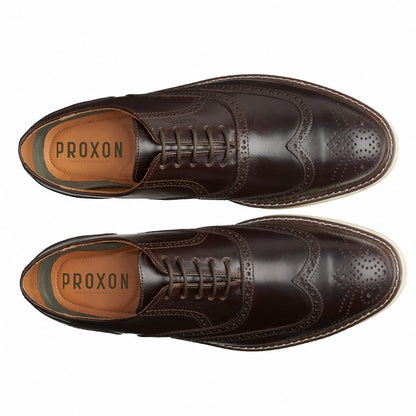 Steel Toe Oxford Shoe Volta Brown Active Safe by Proxon Premium Workwear – Don't Panic Shoes