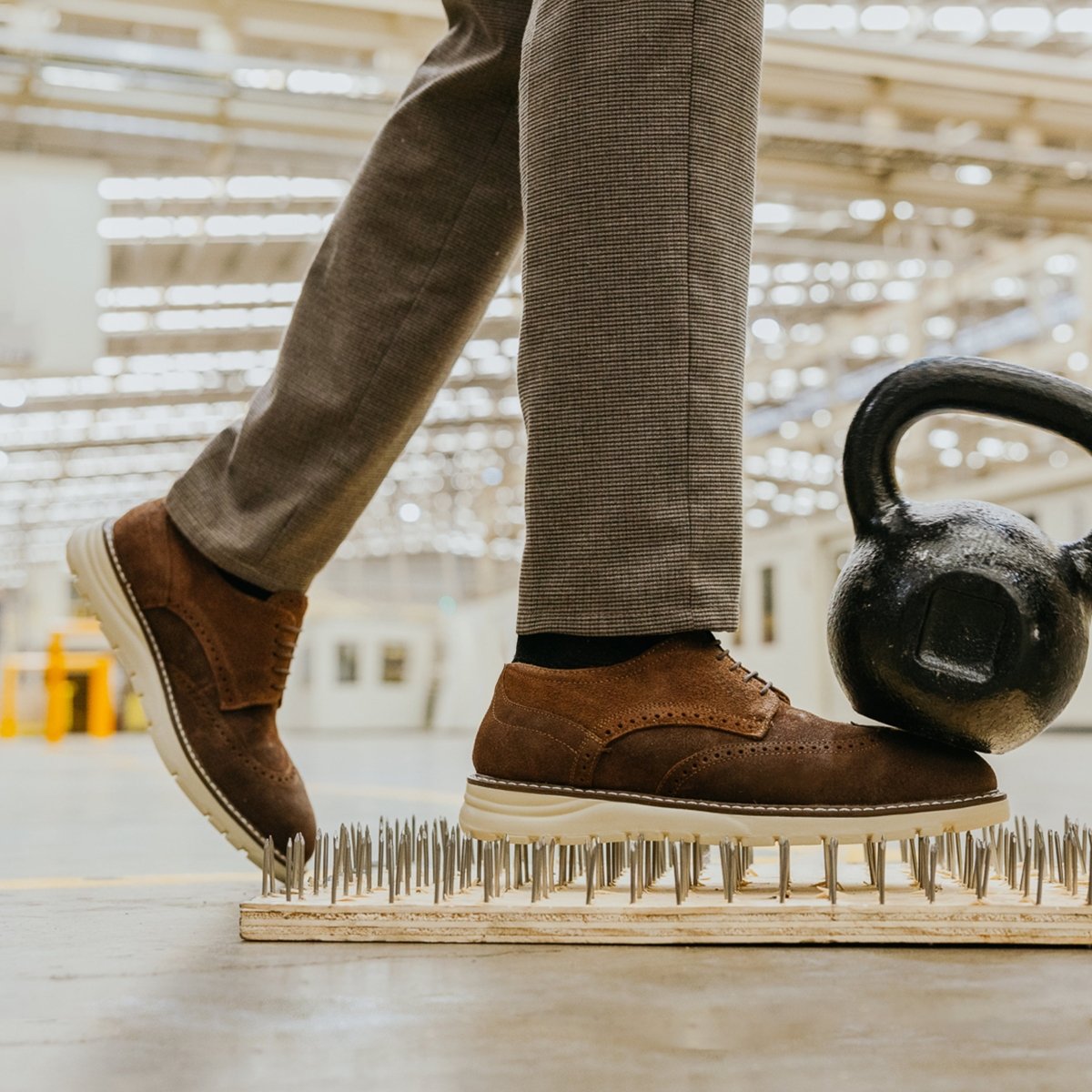 Steel Toe Oxford Shoes Master Moka Active Safe by Proxon Premium Workwear – Don't Panic Shoes