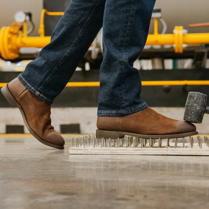 Steel Toe Western Boot Fulton Moka Western by Proxon Premium Workwear – Don't Panic Shoes