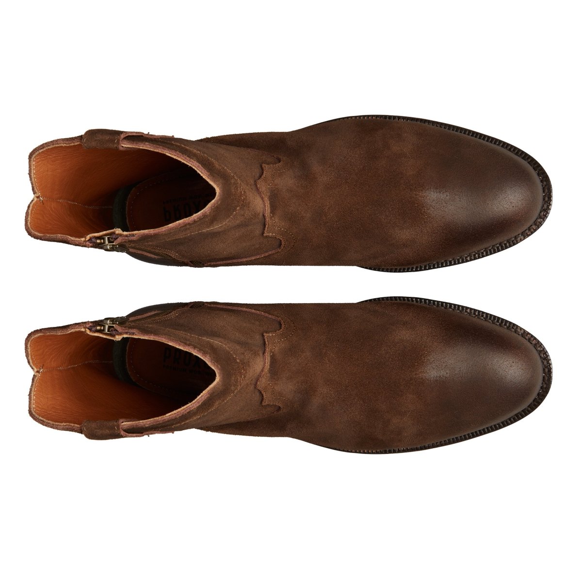 Steel Toe Western Boot Fulton Moka Western by Proxon Premium Workwear – Don't Panic Shoes