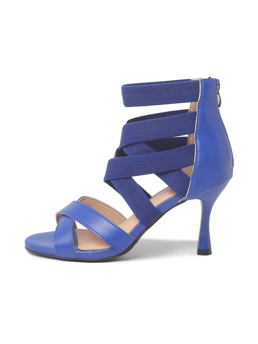 Stella | Blue Heels by J.Adams – Don't Panic Shoes