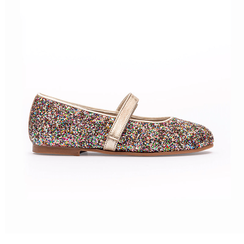 Stella Confetti Made In Spain Adjustable Velcro Shoe fashion by Childrenchic – Don't Panic Shoes