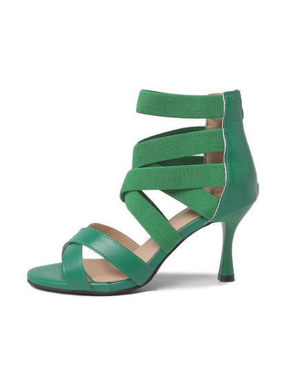 Stella | Green Heels by J.Adams – Don't Panic Shoes