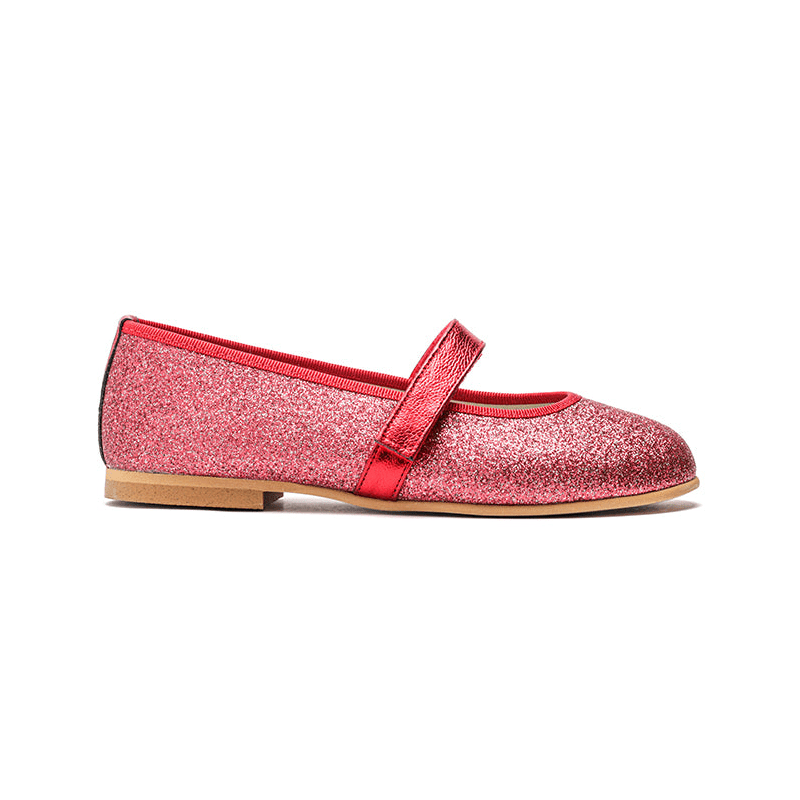 Stella Red Adjustable Velcro Cushion Insole Made In Spain fashion by Childrenchic – Don't Panic Shoes