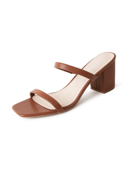 Stormi | Brown Heels by J.Adams – Don't Panic Shoes