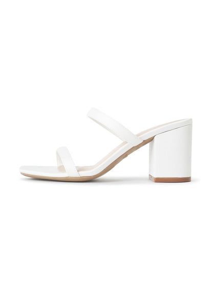 Stormi | White Satin Heels by J.Adams – Don't Panic Shoes