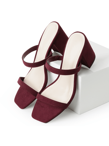 J Adams Shoes Women's Stormi | Burgundy Suede