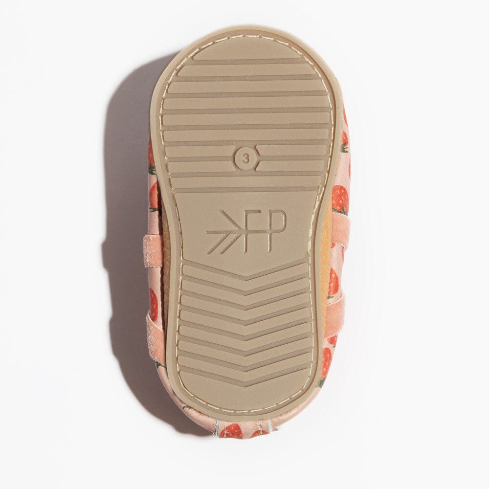 Strawberry Fields Ballet Slipper Baby Shoe Ballet Slipper by Freshly Picked – Don't Panic Shoes