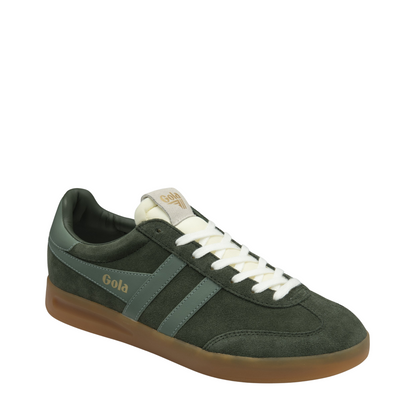 Gola Men's Cyclone Trainer - Dark Khaki/Sage/Gum