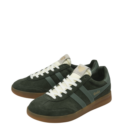 Gola Men's Cyclone Trainer - Dark Khaki/Sage/Gum