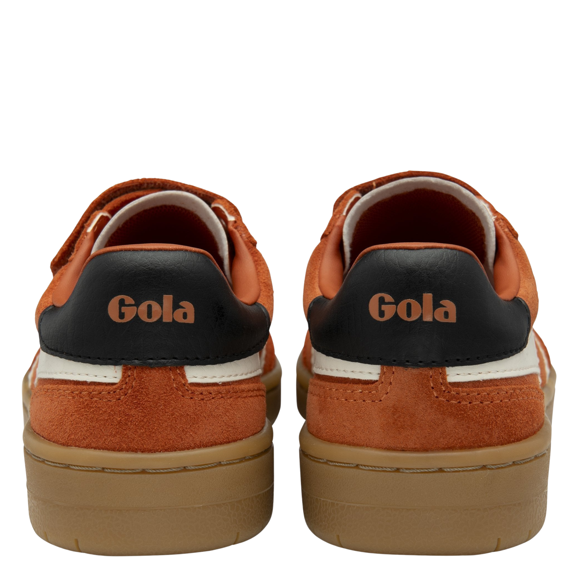 Gola Classics Kid's Viper Strap Trainer - Moody Orange/Off White/Black/Gum