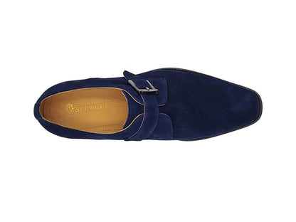 Supple Suede Single Monk Decorative Buckle Ks509 - 12s Shoes by Carrucci Shoes – Don't Panic Shoes