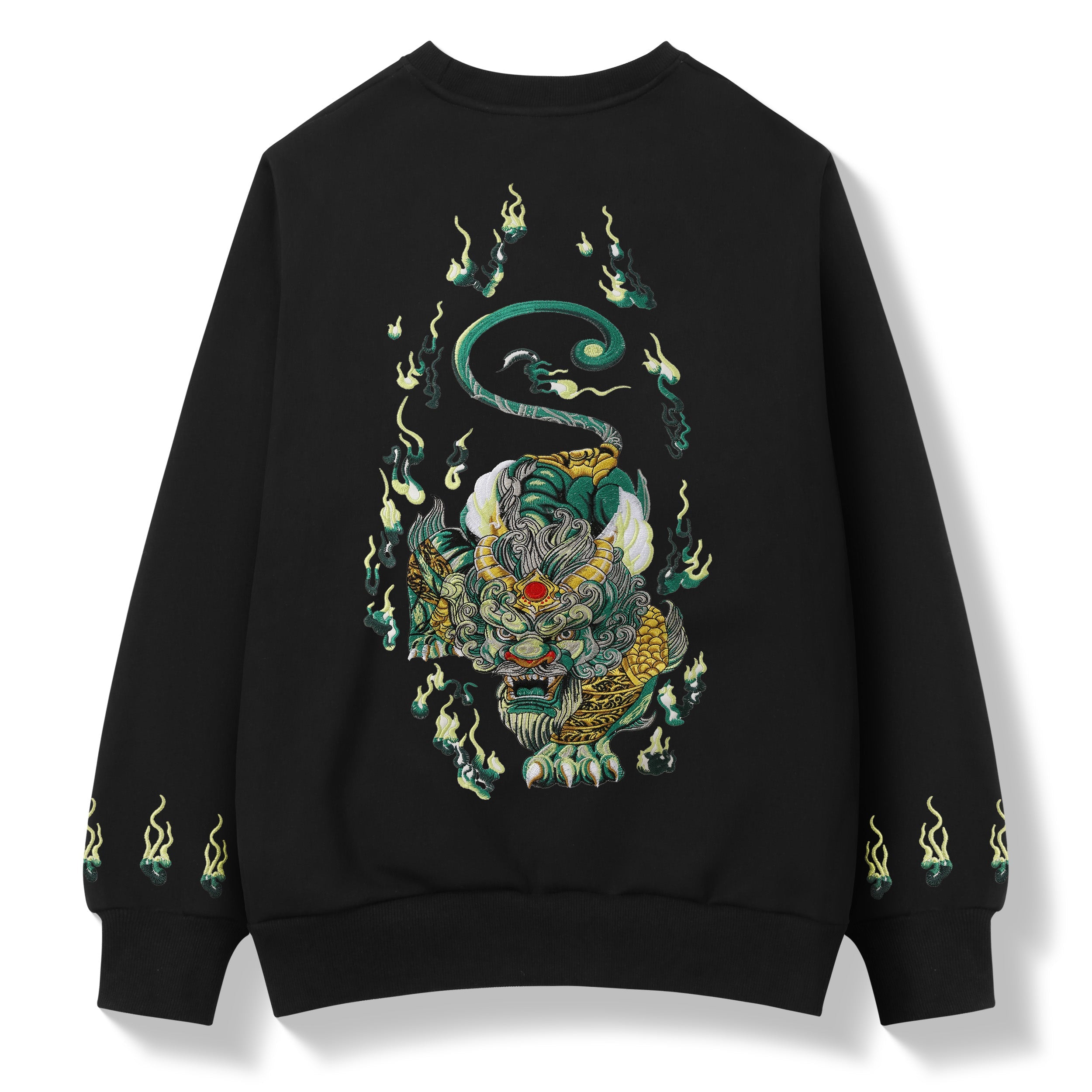 Niepce SW9007 Emerald Kirin Embroidery Sweater