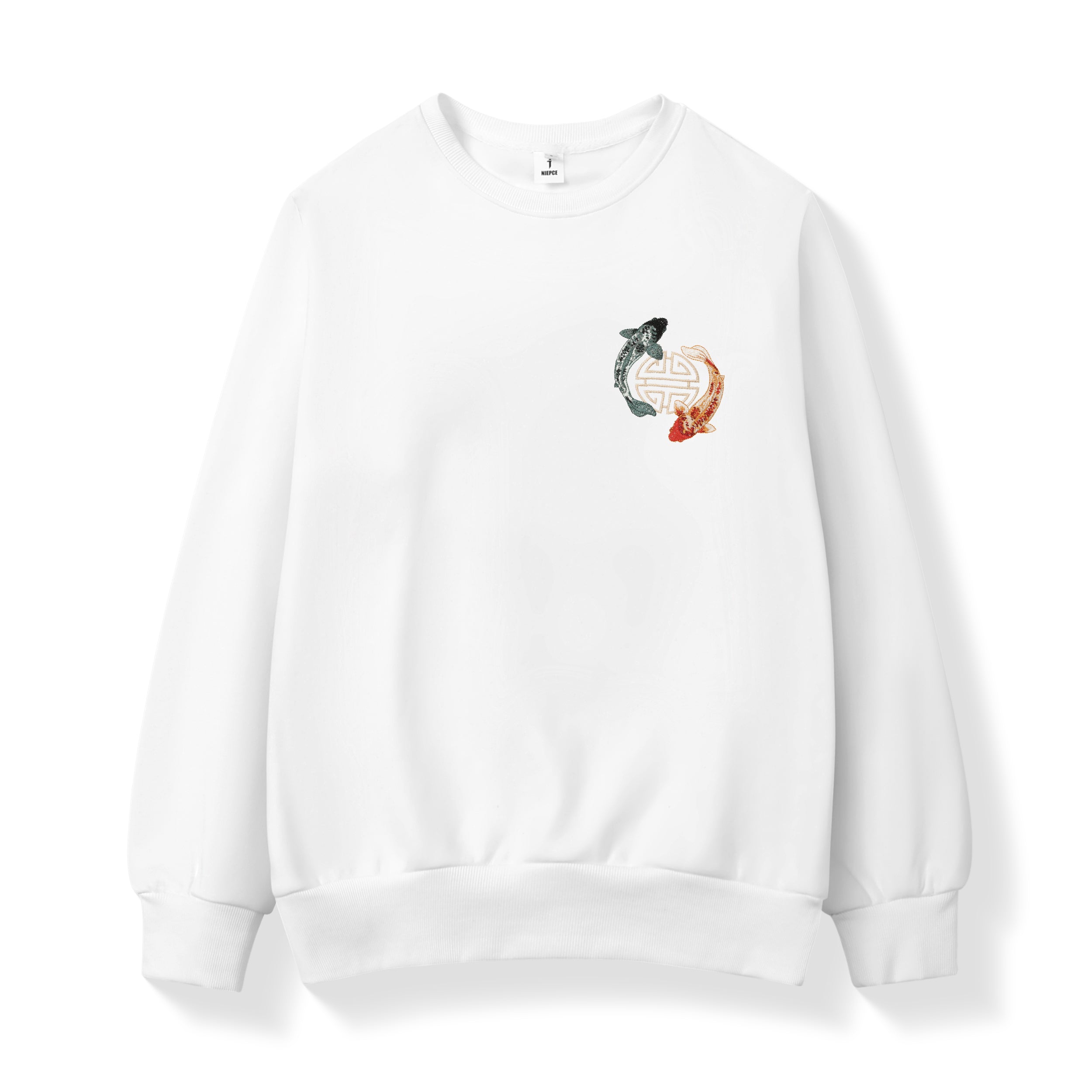 Niepce SW9008 YinYang Koi Embroidery Sweater