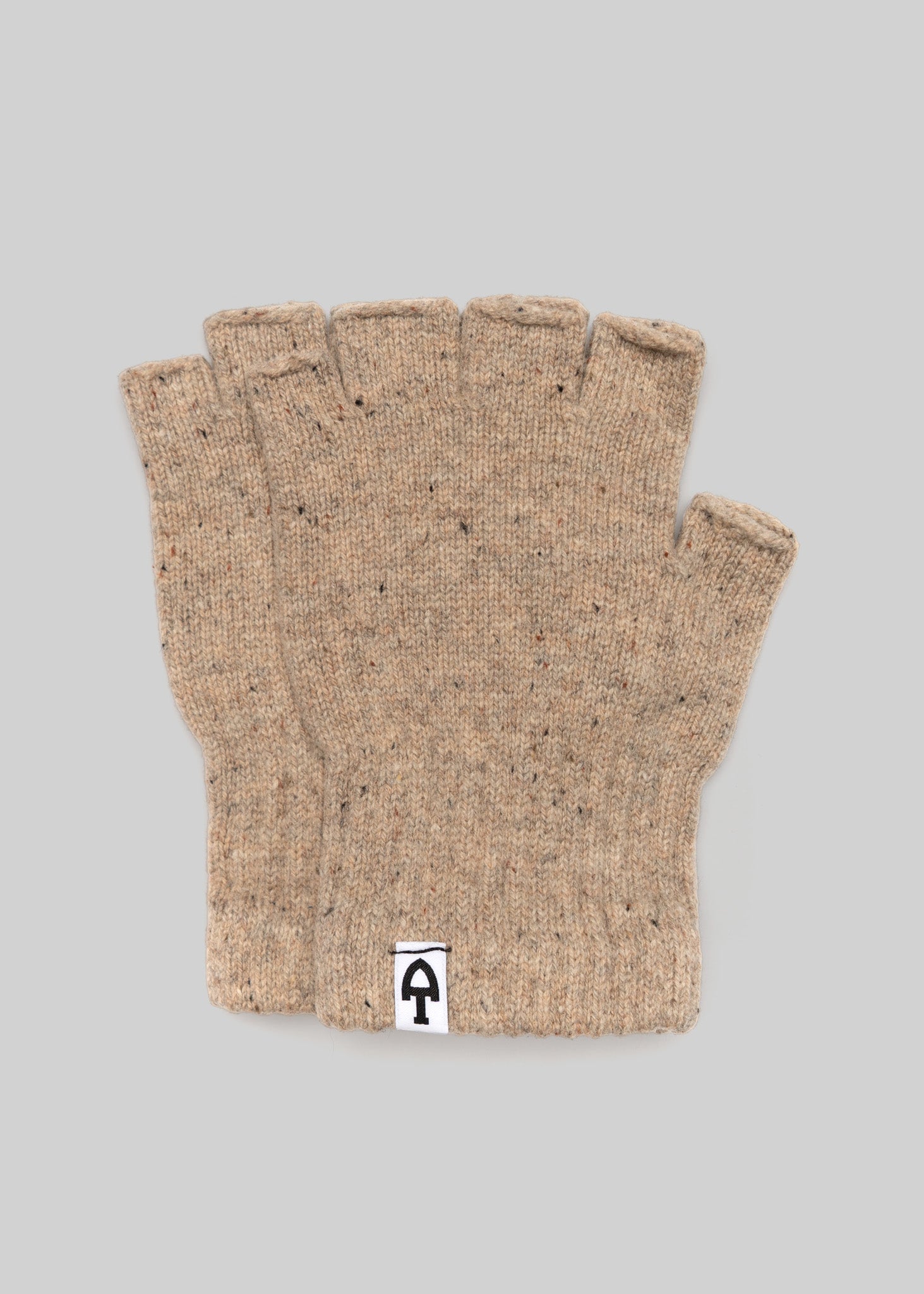 American Trench Rugged Donegal Fingerless Gloves Extrafine Merino Wool