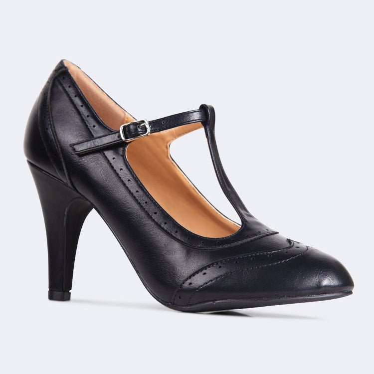 Tango | Black Heels by J.Adams – Don't Panic Shoes