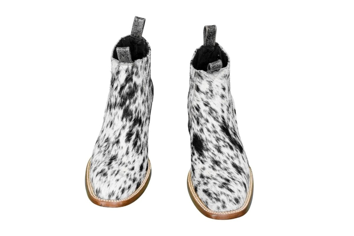 The Aurora Cowhide Boots – Size 10.5 Us by Stiefeld Boots – Don't Panic Shoes