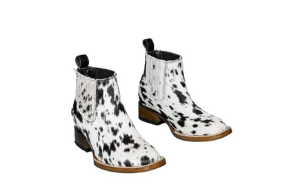 The Aurora Cowhide Boots – Size 4 Us by Stiefeld Boots – Don't Panic Shoes
