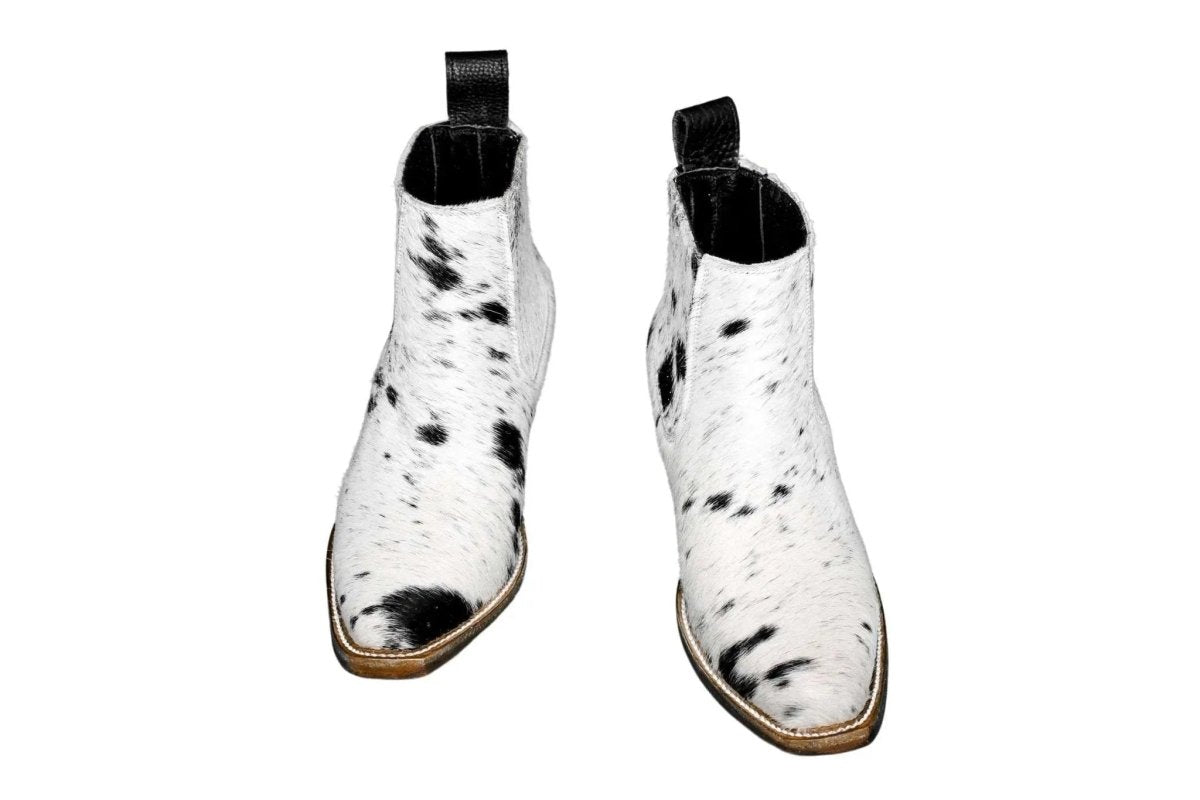 The Aurora Cowhide Boots – Size 6 Us by Stiefeld Boots – Don't Panic Shoes