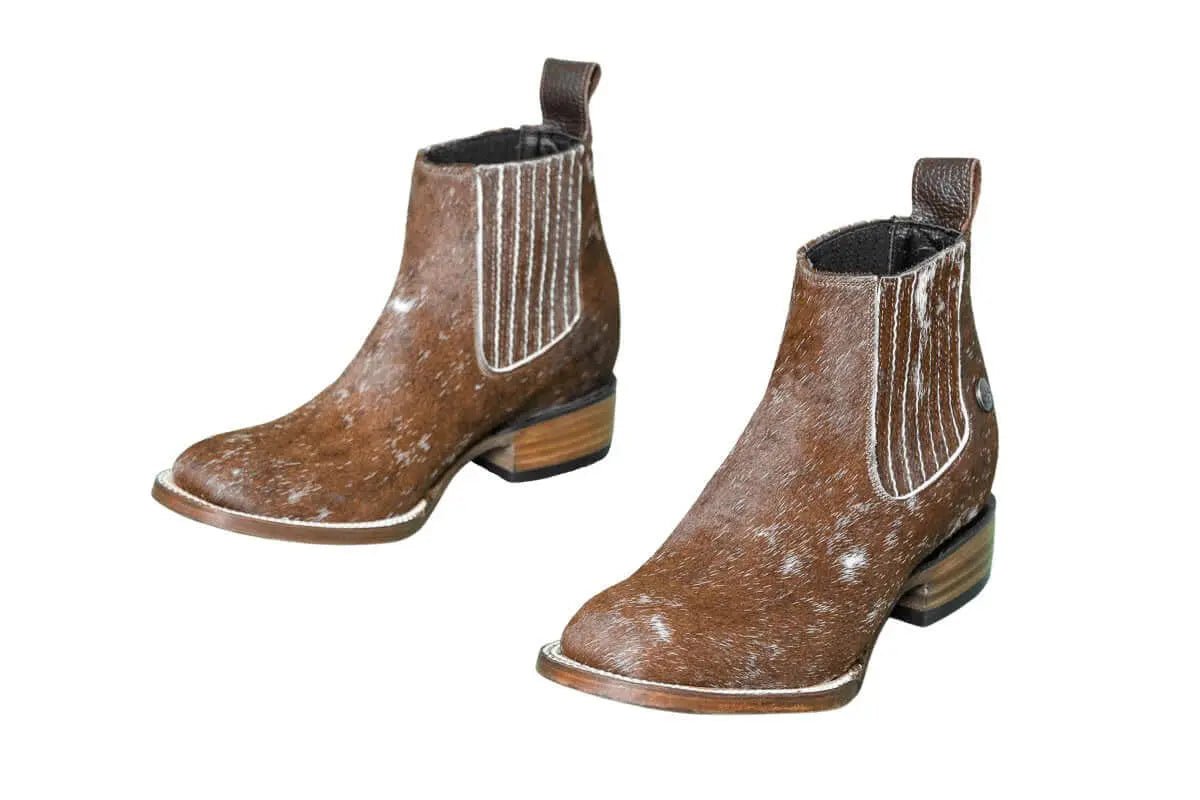 The Aurora Cowhide Boots – Size 6.5 Us by Stiefeld Boots – Don't Panic Shoes