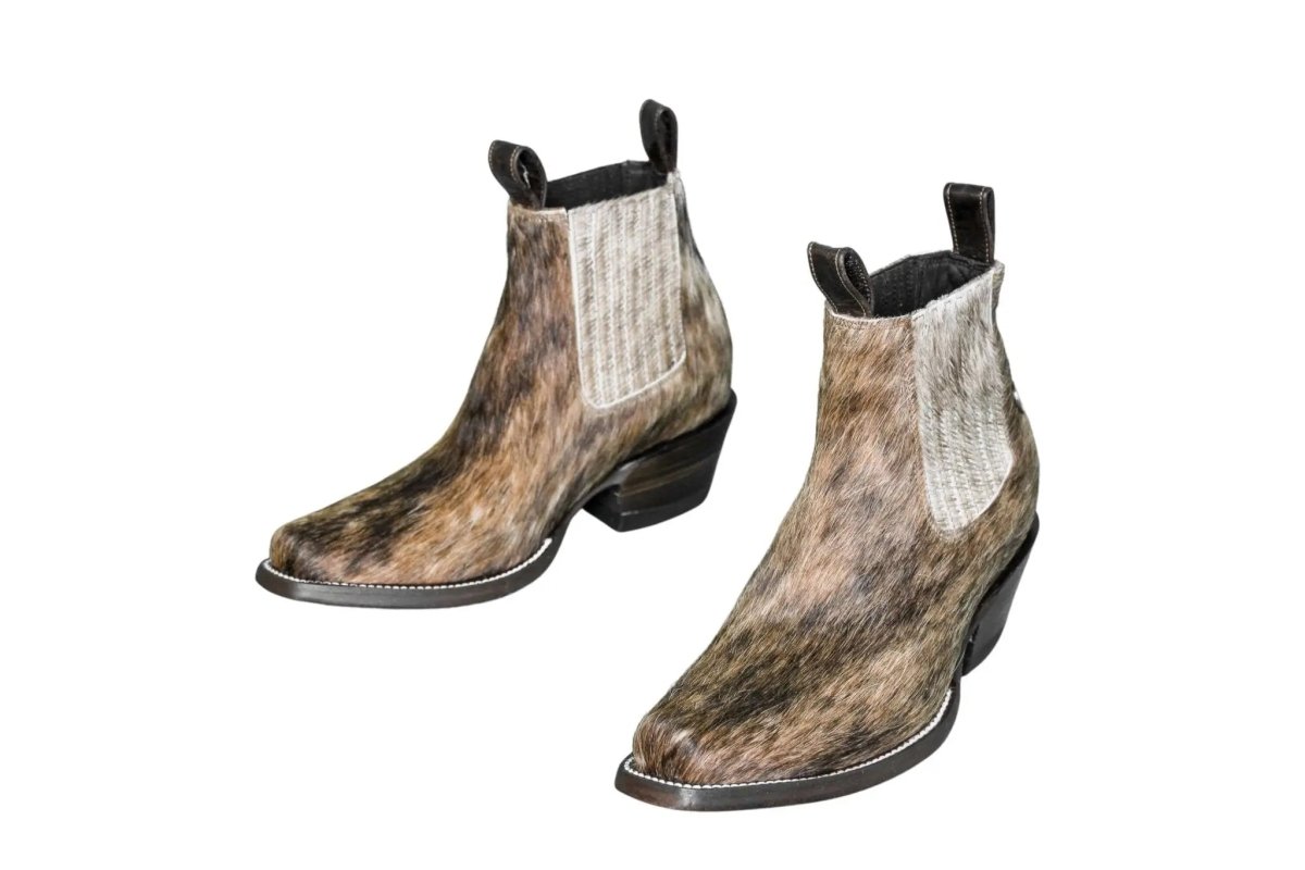 The Aurora Cowhide Boots – Size 6.5 Us by Stiefeld Boots – Don't Panic Shoes