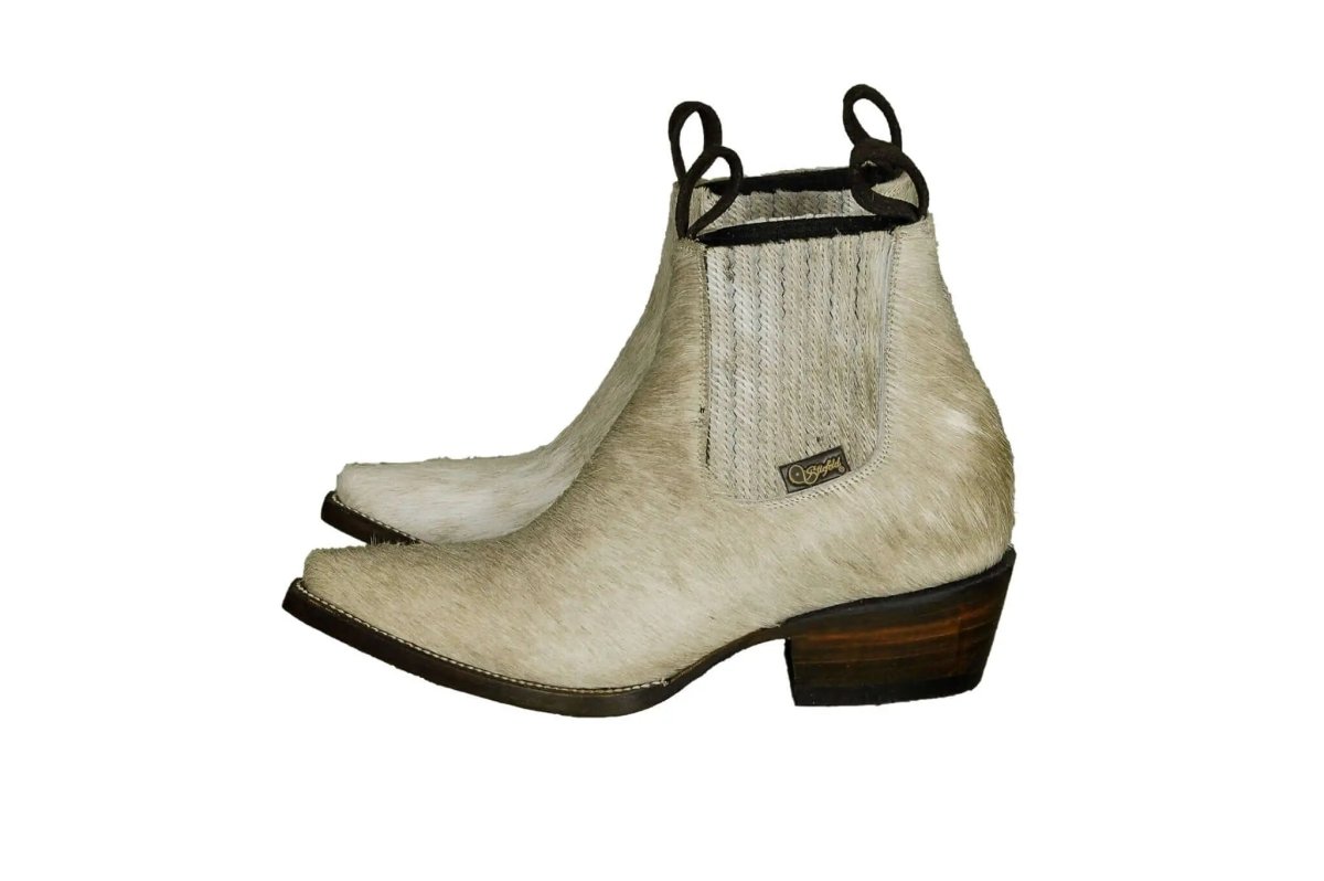 The Aurora Cowhide Boots – Size 6.5 Us by Stiefeld Boots – Don't Panic Shoes