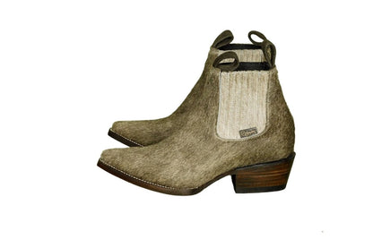 The Aurora Cowhide Boots – Size 6.5 Us by Stiefeld Boots – Don't Panic Shoes