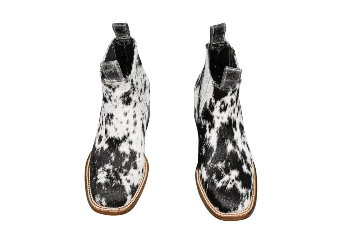 The Aurora Cowhide Boots – Size 7 Us by Stiefeld Boots – Don't Panic Shoes