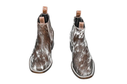 The Aurora Cowhide Boots – Size 7 Us by Stiefeld Boots – Don't Panic Shoes