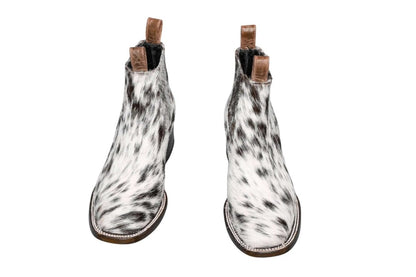 The Aurora Cowhide Boots – Size 7.5 Us by Stiefeld Boots – Don't Panic Shoes