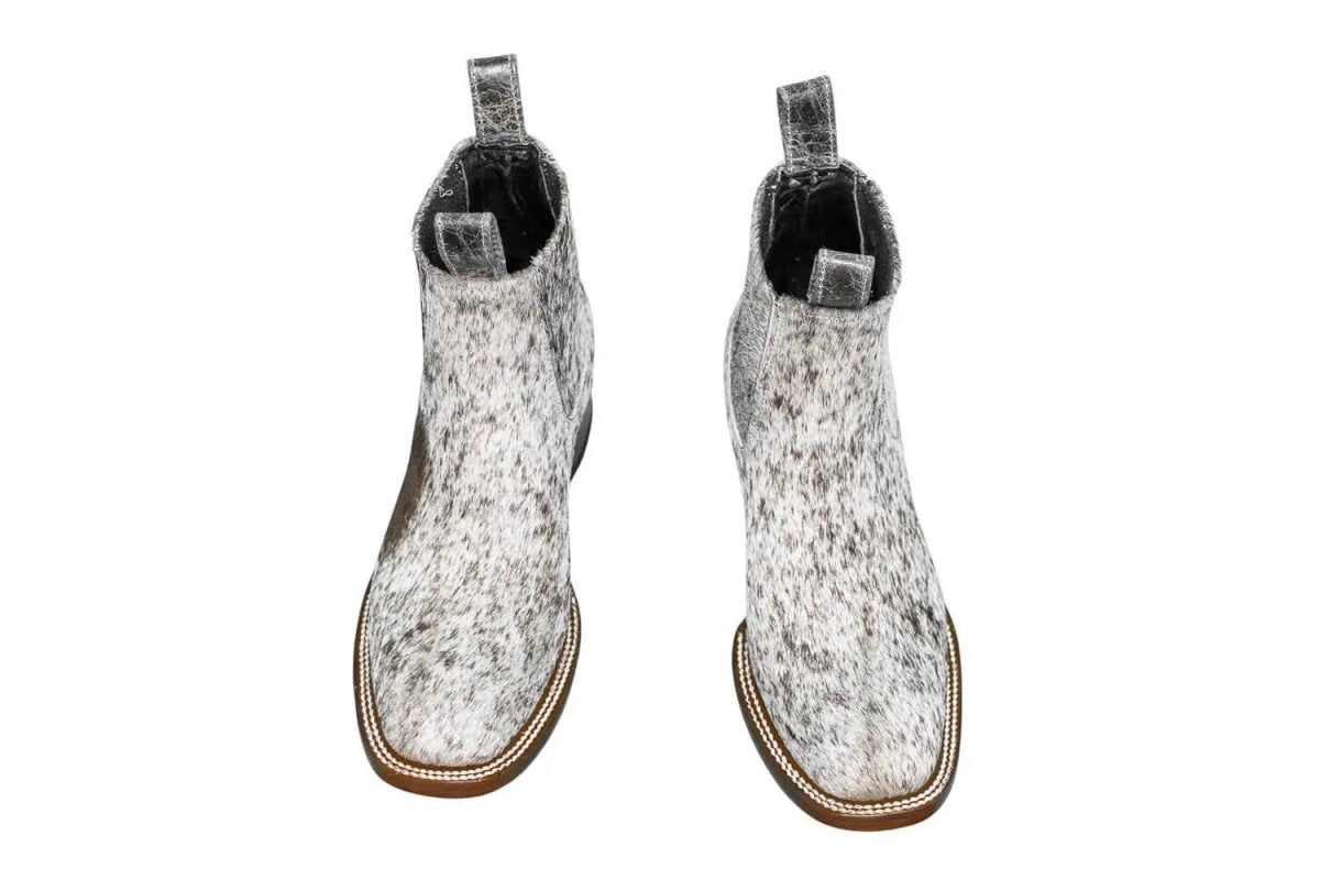 The Aurora Cowhide Boots – Size 7.5 Us by Stiefeld Boots – Don't Panic Shoes